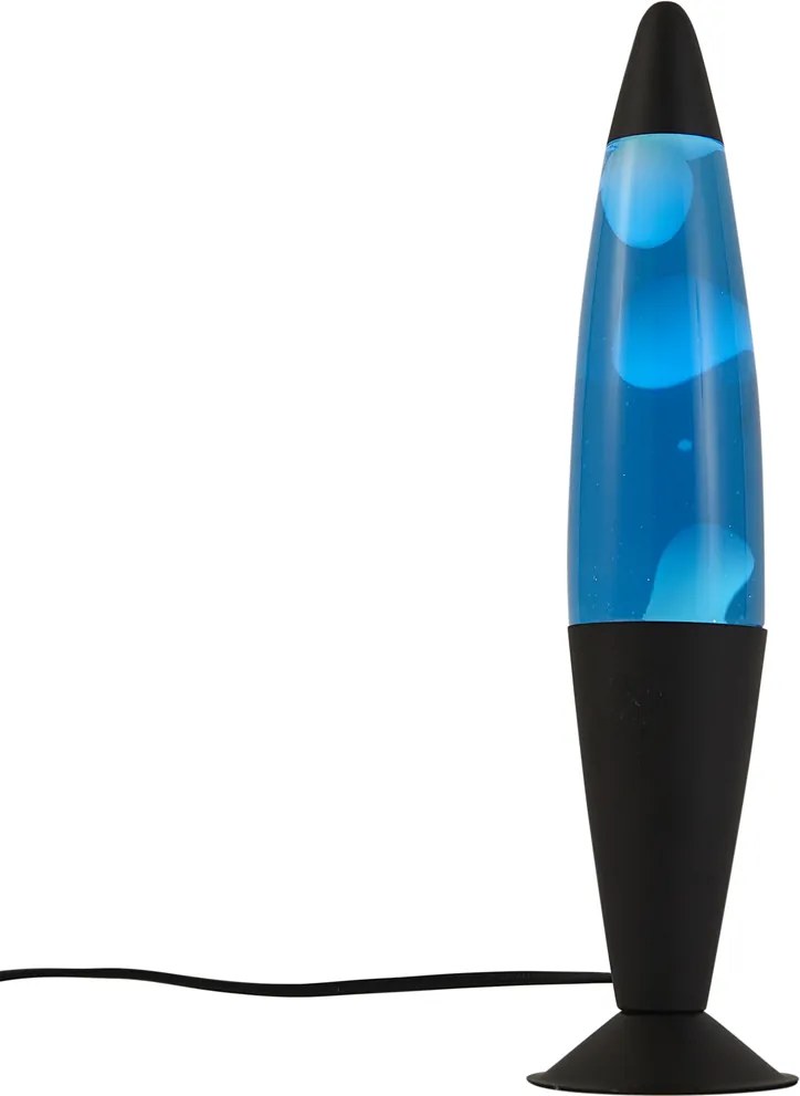 Lavalamp blauw met witte wax incl. LED - Molten Lava