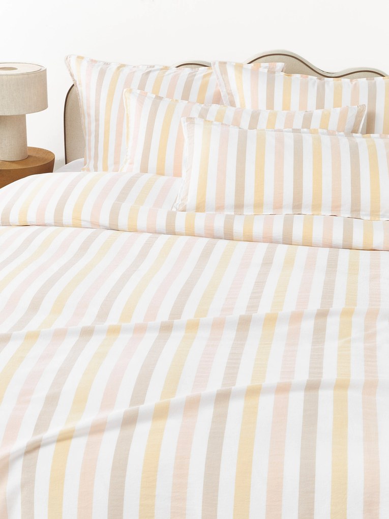 Gewassen katoenen dekbedovertrek Harriet