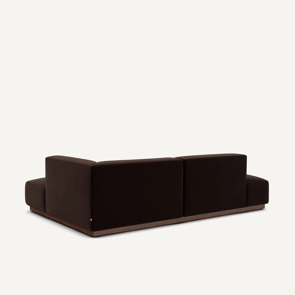 Rechter hoekbank in fluweel, Jacopo