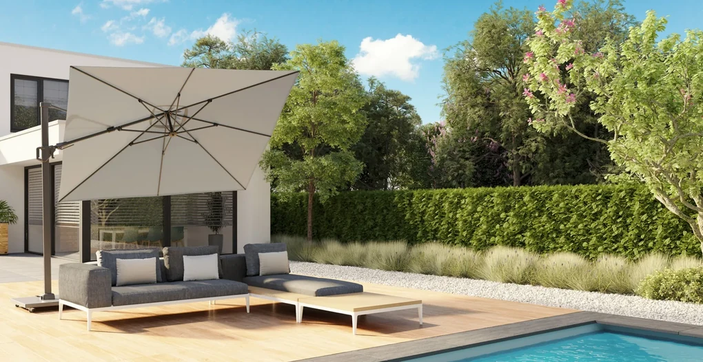 Platinum Challenger Premium T2 3.5x2.6 m - Jet Black met voet en hoes