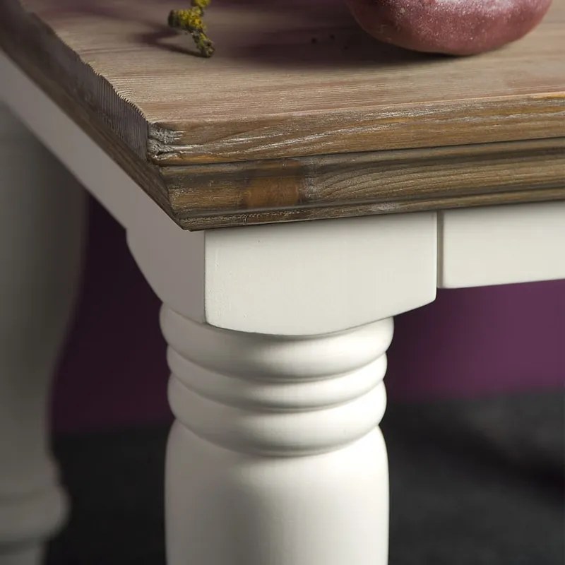 Landelijke Salontafel Greywash - 130 X 75cm.