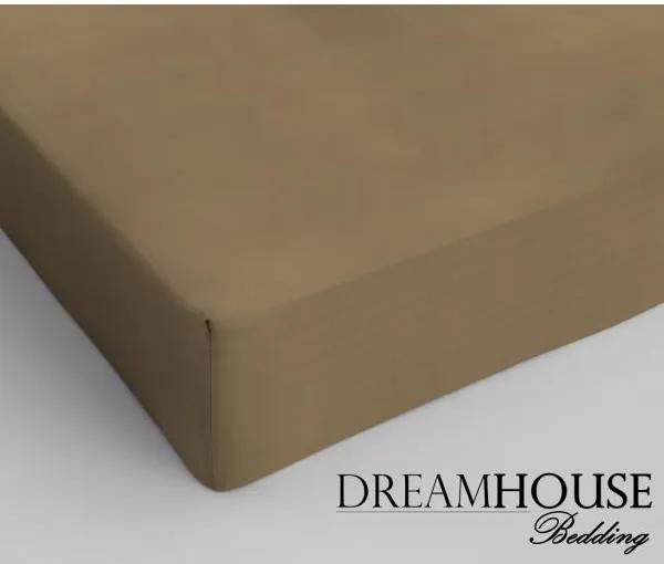 Dreamhouse Bedding Katoen Hoeslaken Taupe Taupe 160 x 200