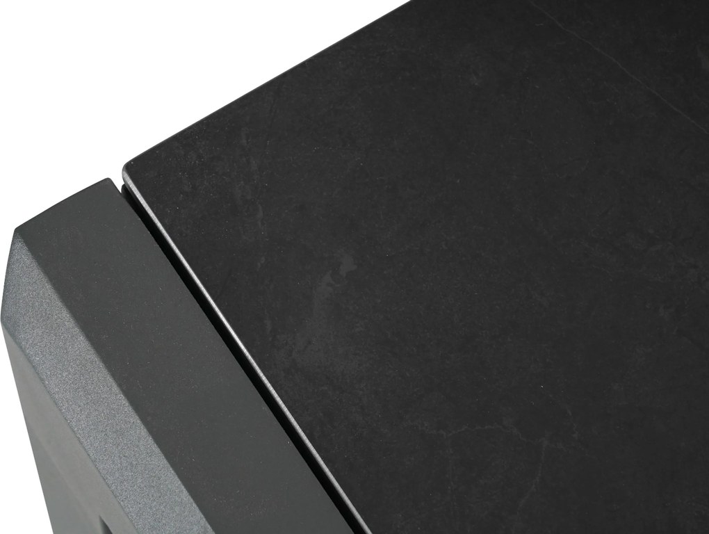 Dining Tuintafel rechthoekig uitschuifbaar 140/240x90 cm Grijs Montaro