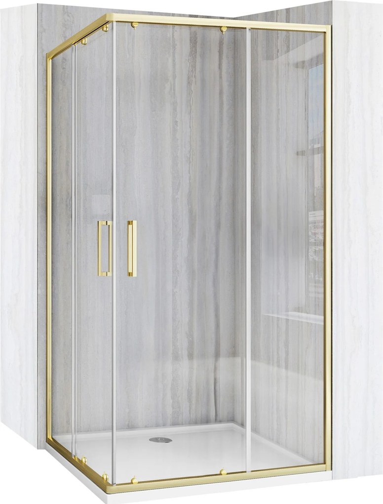 Rea City 80x100 douchewand Brush Gold