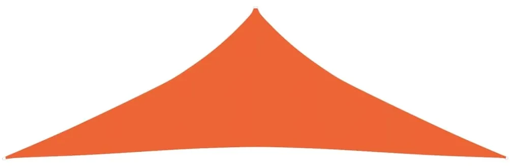 vidaXL Zonnezeil 160 g/m² 4x4x4 m HDPE oranje