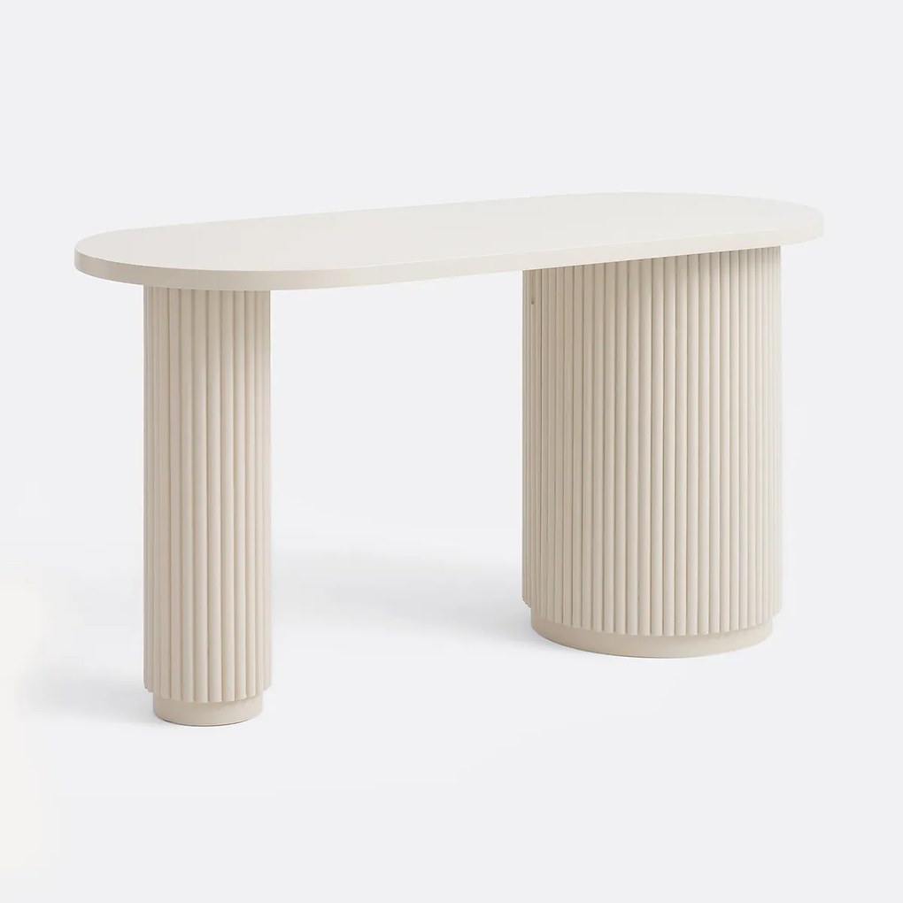 Bureau in organische vorm, 1 deur, Genna