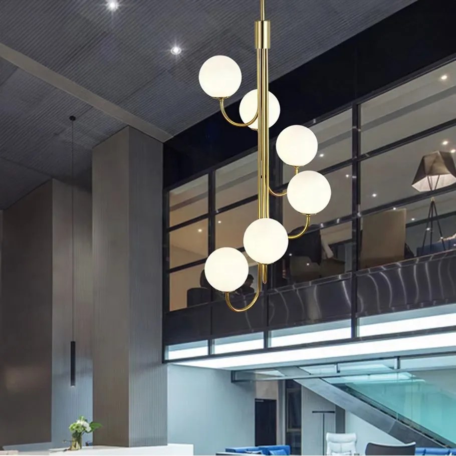 Hanglamp APP1585-6CP Gold