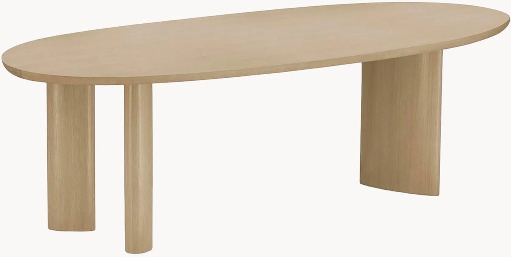 Handgemaakte houten eettafel Lindner, 260 x 110 cm