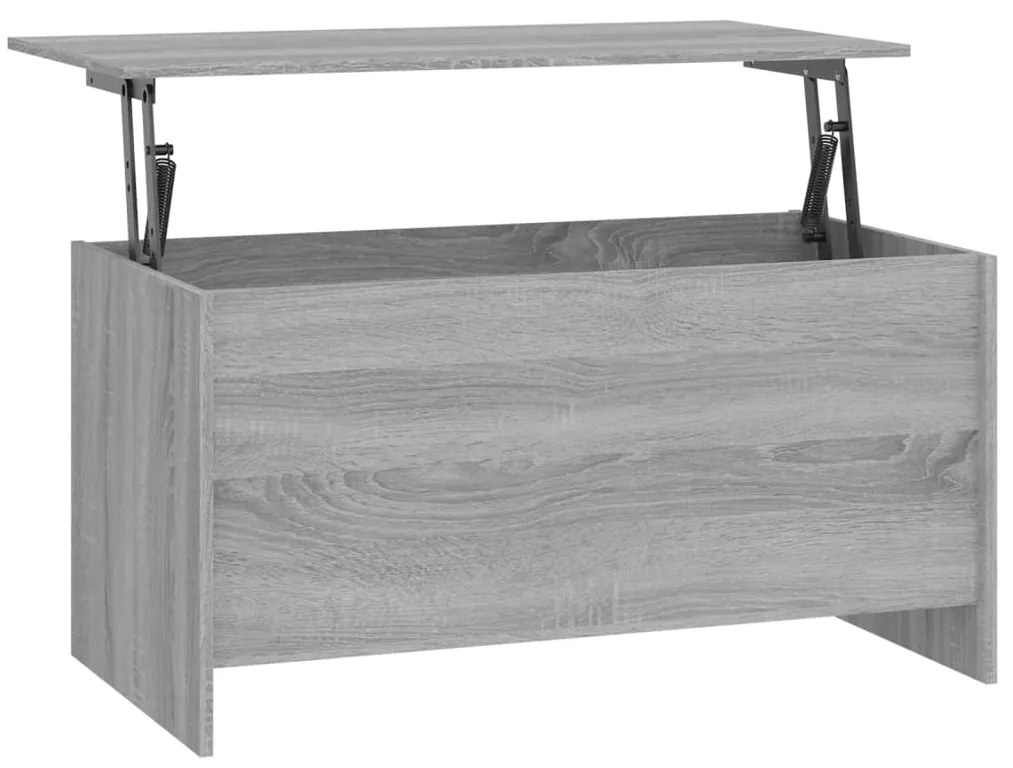 vidaXL Salontafel 102x55,5x52,5 cm bewerkt hout grijs sonoma eiken