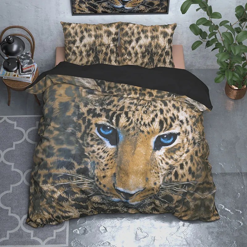 Sleeptime Elegance Cheeta - Taupe 1-persoons (140 x 220 cm + 1 kussensloop) Dekbedovertrek