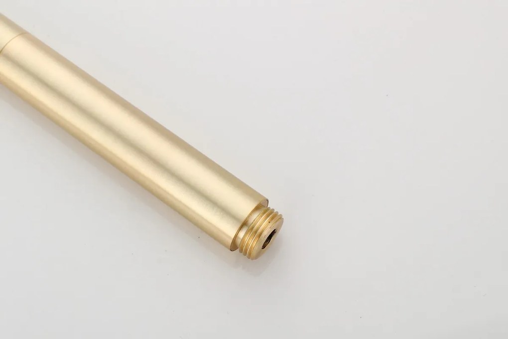 Saniclear Brass staafhanddouche geborsteld messing mat goud