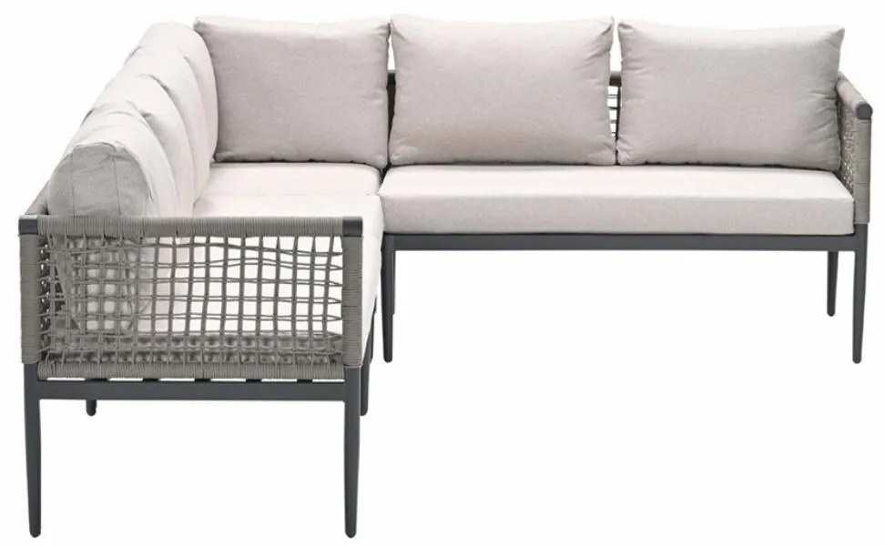 Garden Impressions Burela lounge hoekset rechts 4-delig - taupe