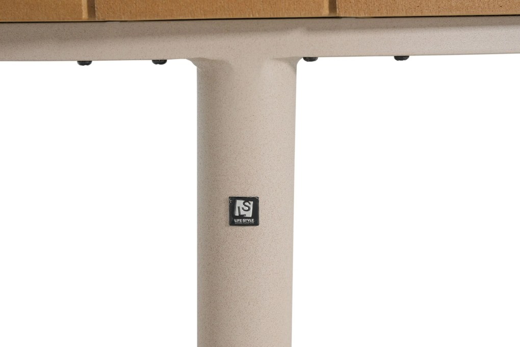 Stoel en Bank Loungeset 5 personen Aluminium Zand/Beige  Lifestyle Garden Furniture Melone