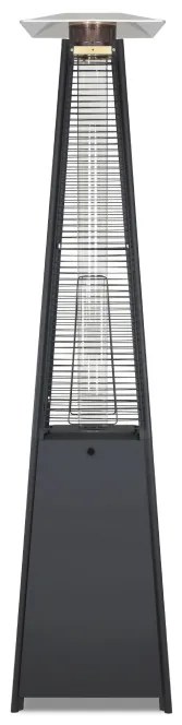 Terrasverwarmer op gas piramide Saturnus antraciet Garden Point