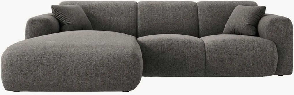 Chenille hoekbank Nolio (4-zits)