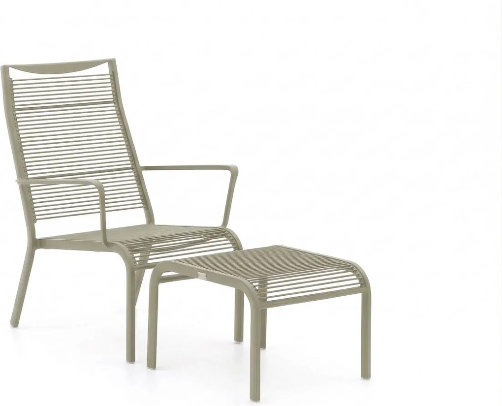 Lounge tuinstoel | Apple Bee Apple Bee Hawaii | Aluminium | Groen | Kees Smit Tuinmeubelen