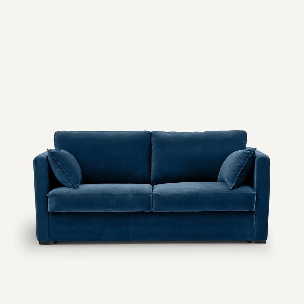 Sofa 3-er, cabrio, fluweel, NÉO KINKAJOU