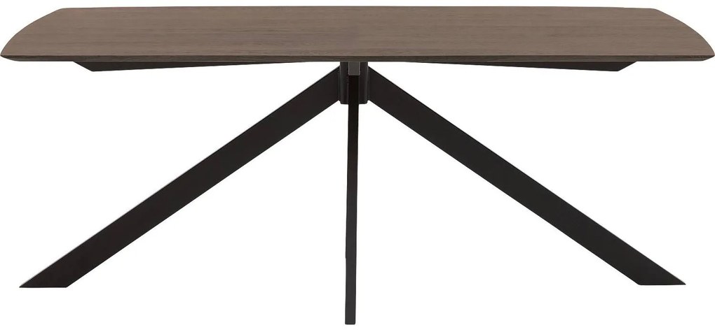 Goossens Excellent Eettafel Uniek, Semi rechthoekig 180 x 100 cm