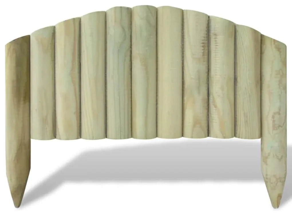 vidaXL Gazonpanelen 10 st 55 cm hout