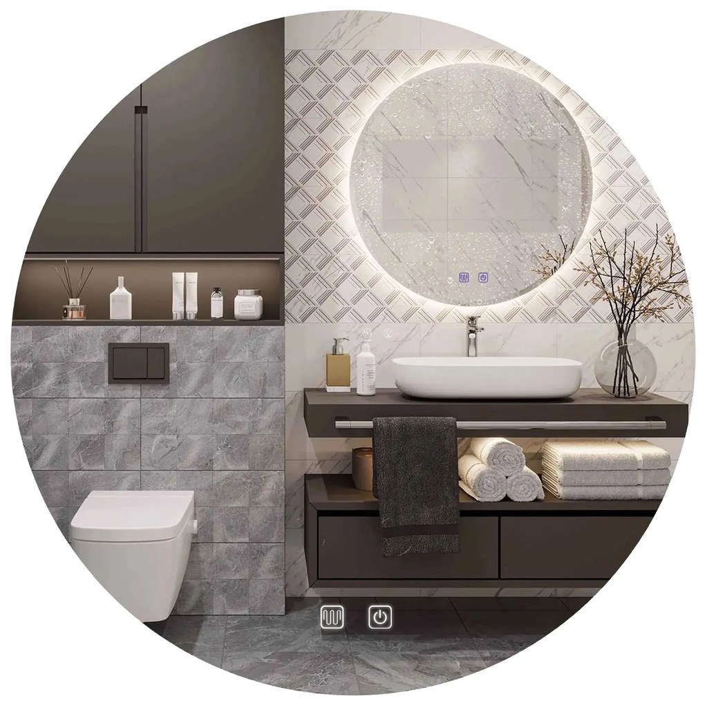 LED spiegel 50cm HZJ050