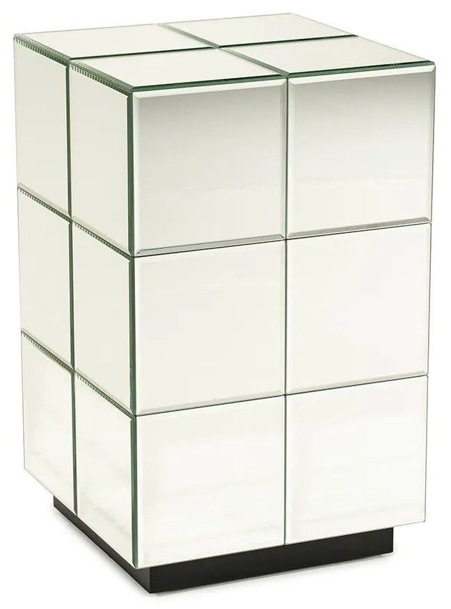 Bijzettafel Zilveren Tegel - 30 X 30cm.