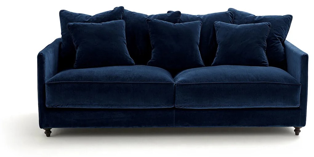 Omvormbare 3-zits fluwelen zetel, Lazare