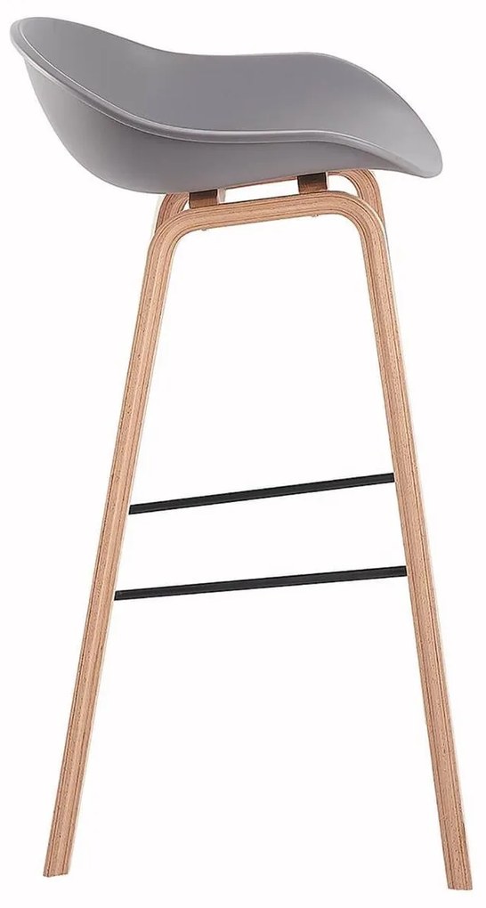 House of Rebels Barkruk - Romeo - 65 cm - Grijs - Hout - House of Rebels