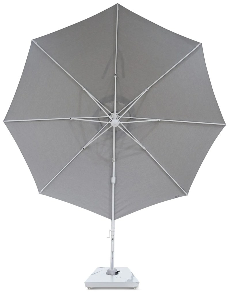 Zweefparasol 3.5m S2 Excellent (excl. voet) Grijs-antraciet Camello Luna