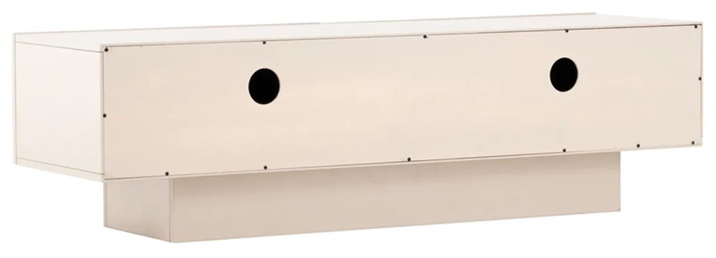 TV Meubel Met Opbergruimte Beige - 160x47x45cm.