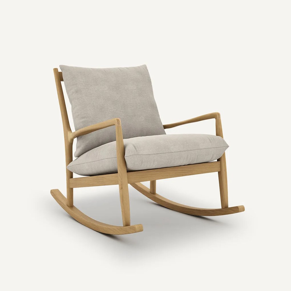 Rocking-chair 100% linnen, Dilma