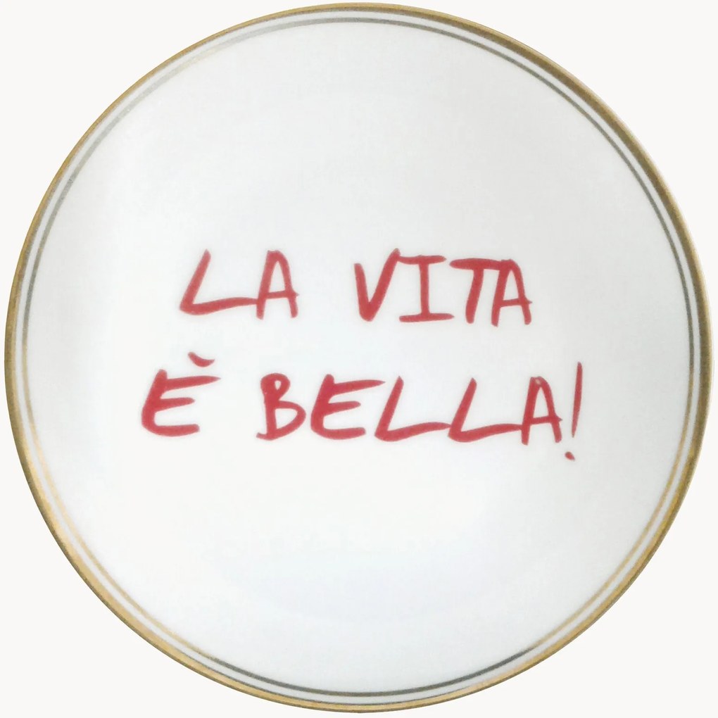 Handgemaakte taartbord Tavola Scomposta