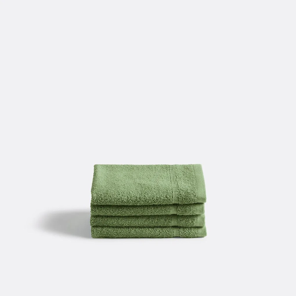 Set van 4 gastendoekjes in badstof 600 g/m², Zavara