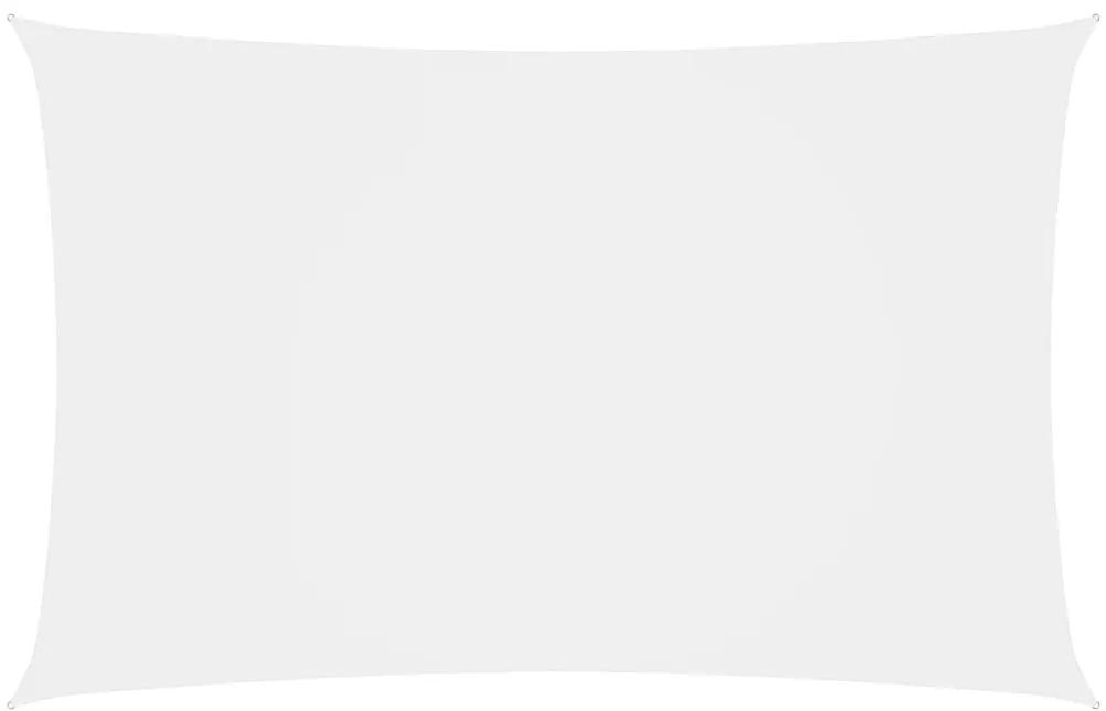 vidaXL Zonnescherm rechthoekig 2x5 m oxford stof wit