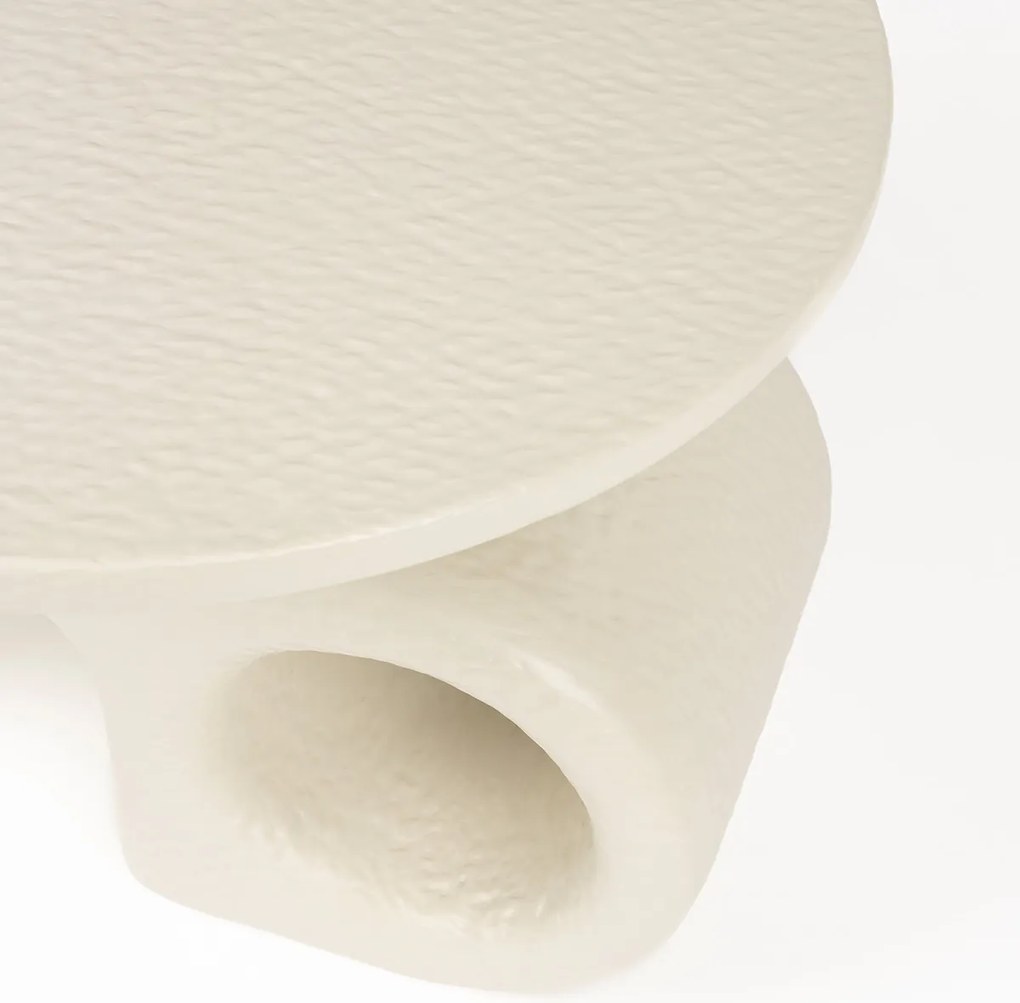 Zuiver Hermit Organische Salontafel Beige - 58 X 58cm.