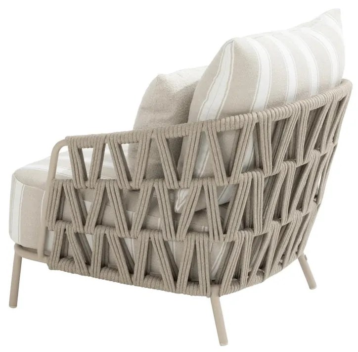 4 Seasons Outdoor Beverly loungestoel latte SALE Loungestoel beige weerbestendig