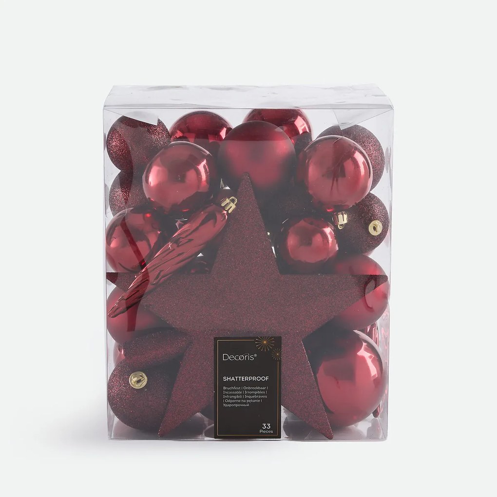 Set van 33 kerstballen, CASPAR