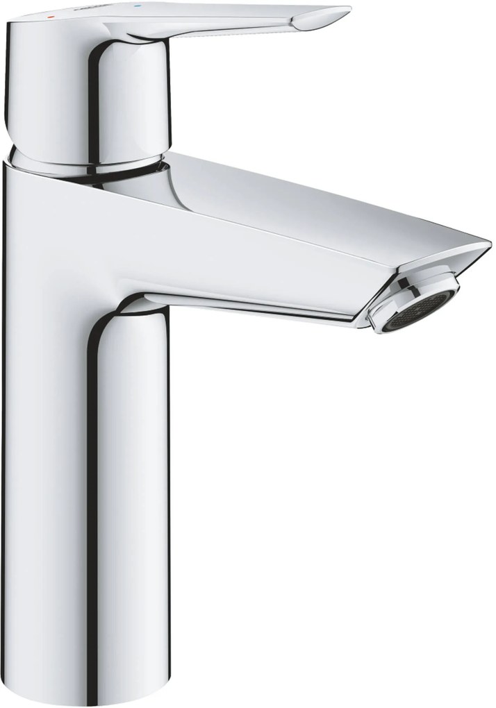 Grohe Start M-size wastafelkraan met koude start en push-open waste chroom