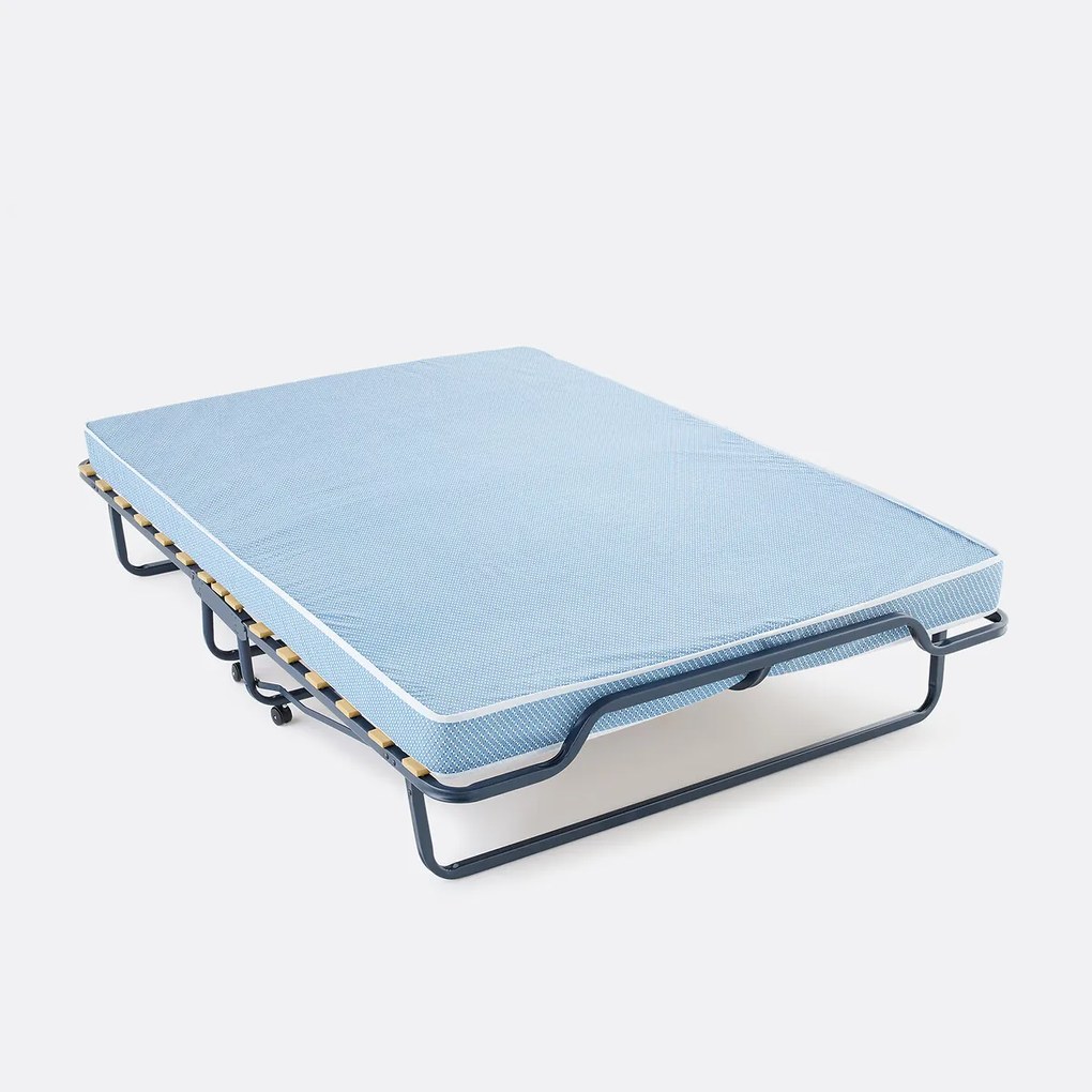 Plooibed + lattenbodem + stevige matras