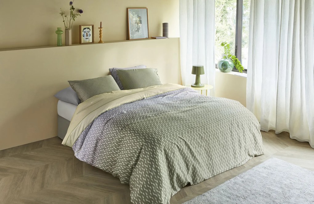 Beddinghouse Archer Dekbedovertrek Green – Bij Swiss Sense