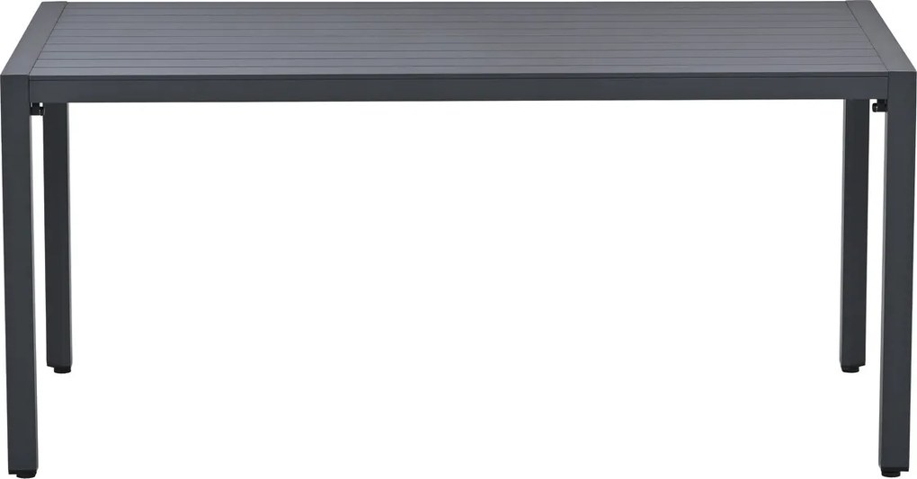 Garden Impressions Kasper tuinset 5-delig - tuintafel 160x84 cm donker grijs