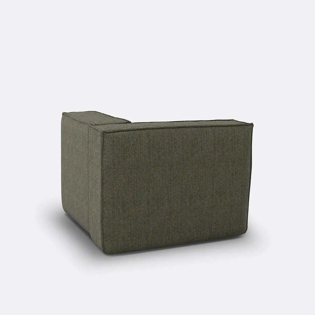 Omvormbare hoekbank, getextureerde stof, Seven
