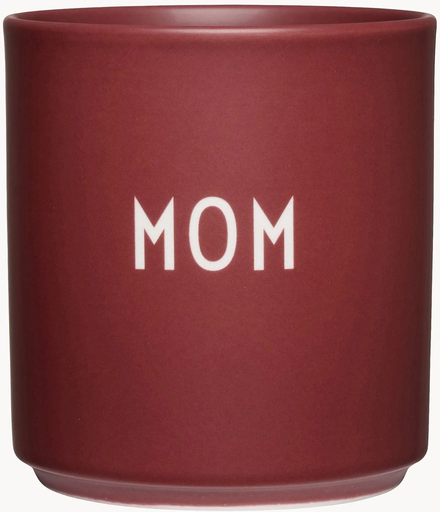 Kopje Favourite Mom met opschrift