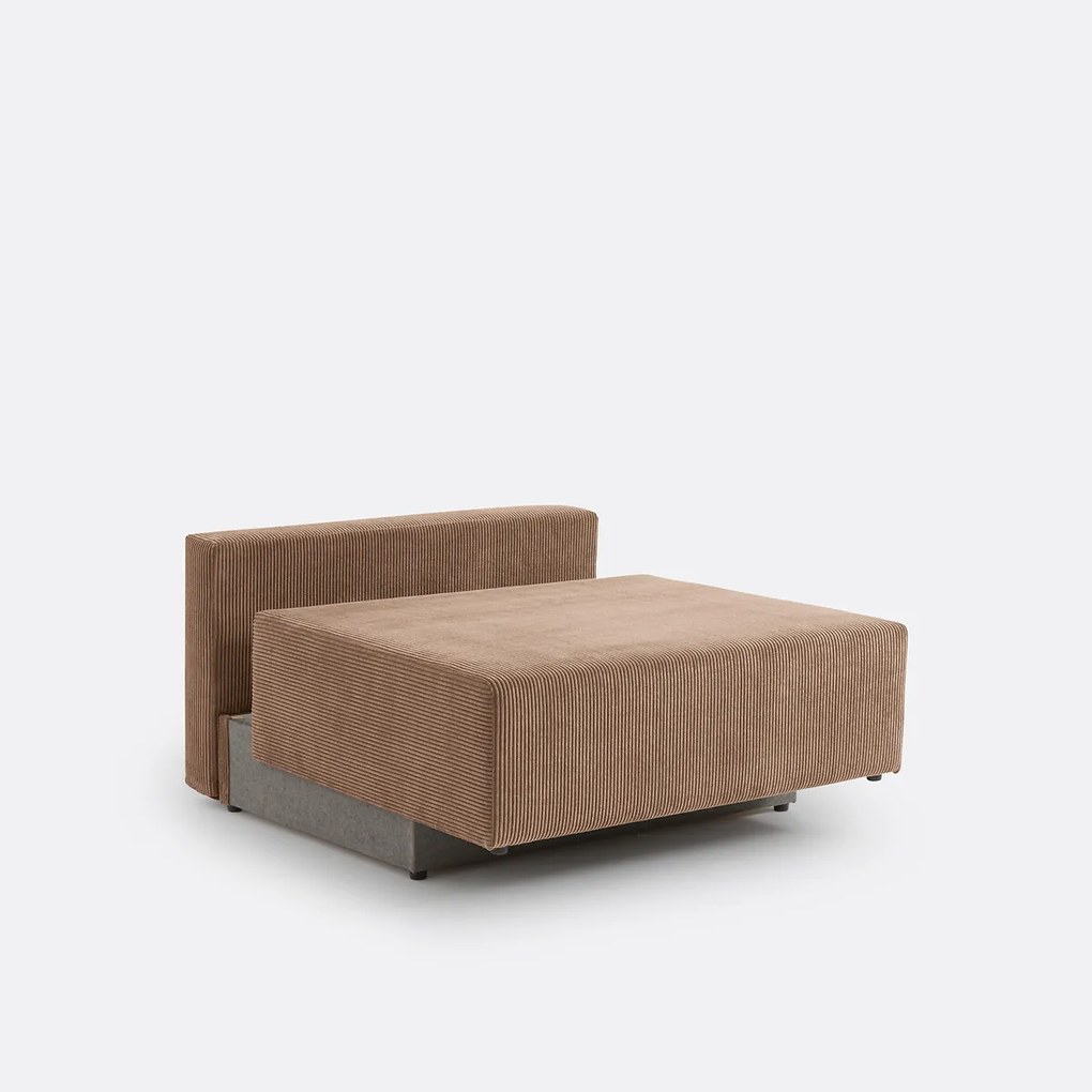 2-zits corduroy slaapbank met koffer, MAONA