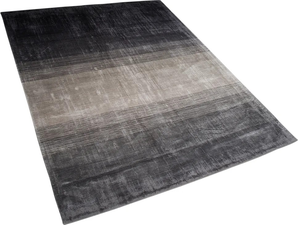Vloerkleed grijs/zwart 160 x 230 cm ERCIS