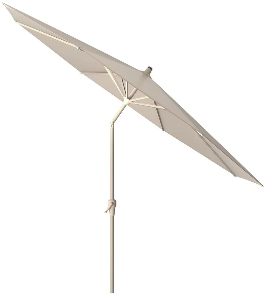 Platinum Riva stokparasol 3 m. rond - Sandstone Ivory