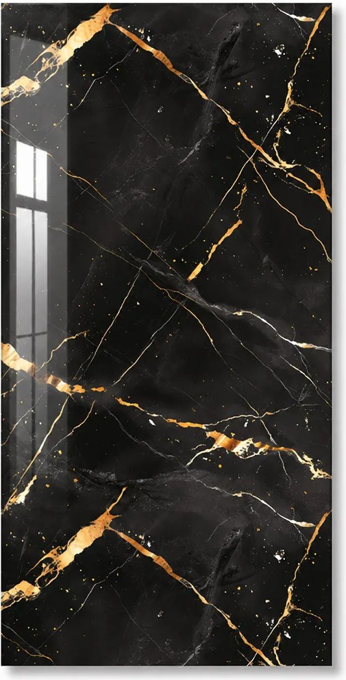 PVC Marmer Lorento Noir 260x122x0,3cm
