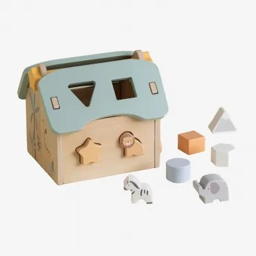 Houten Huisje Met In Elkaar Te Zetten Onderdelen Grady Kids Natuurlijk - Sklum
