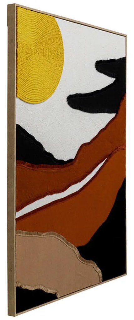 Kare Design Artistic Sunrise Schilderij Met Stof