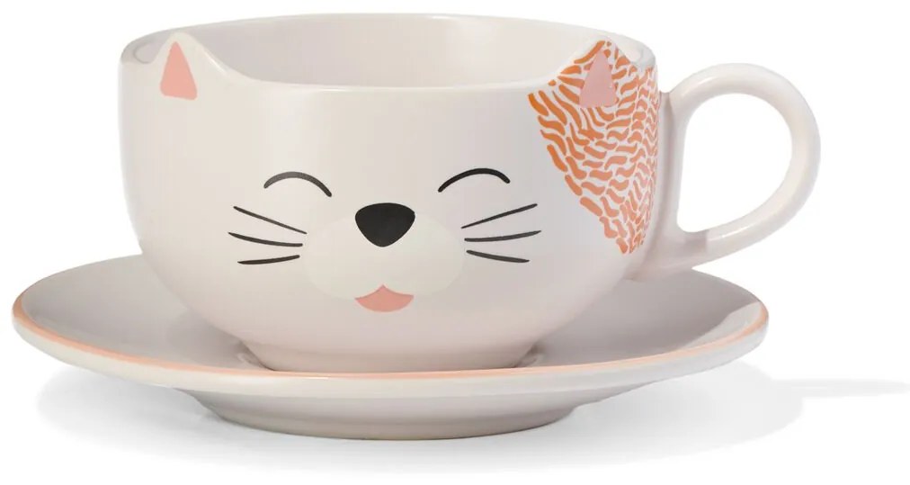 HEMA Kop En Schotel Kat 180ml