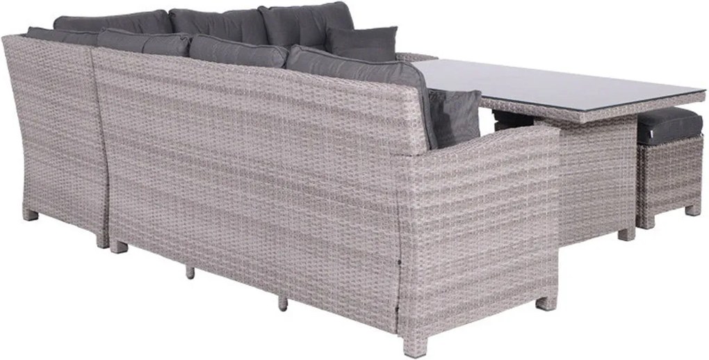Garden Impressions Jaru lounge dining set R - extra luxe kussens